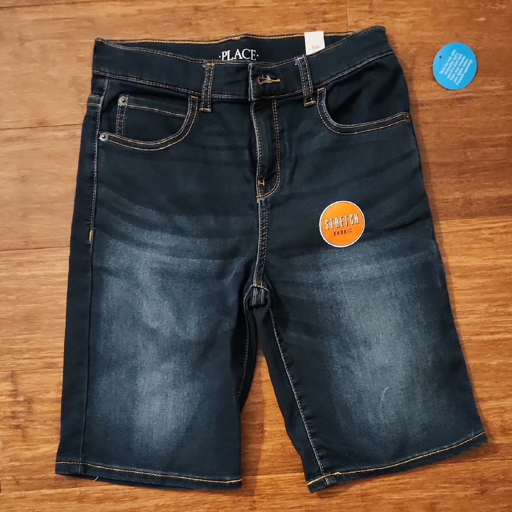 Children Place Boy's Size 10 Jean Shorts